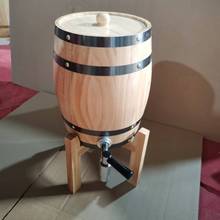 跨境木质酒桶家用立式啤酒桶酿酒桶白酒啤酒储存木桶装饰红酒桶