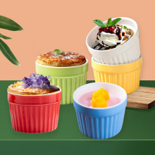 烘培蛋糕模焦糖布丁杯空气炸锅舒芙蕾烤碗蒸蛋羹小烤模具定制印字