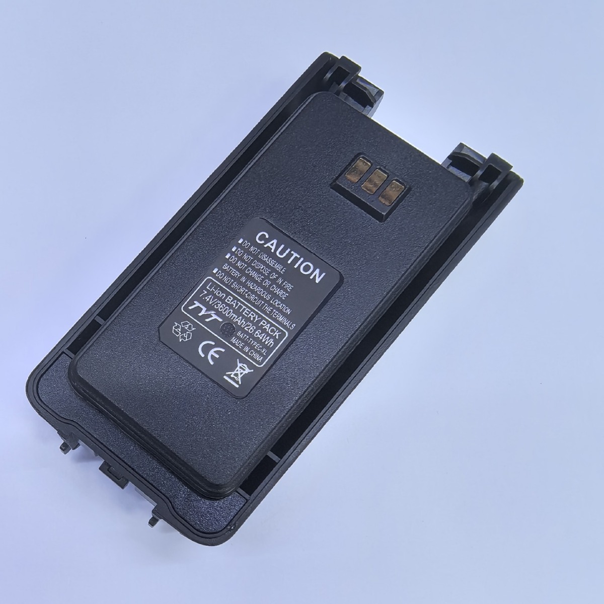 Batería de intercomunicador Teitong MD-UV390 MD358 con puerto de carga TYPE-C de alta capacidad 3600 mA