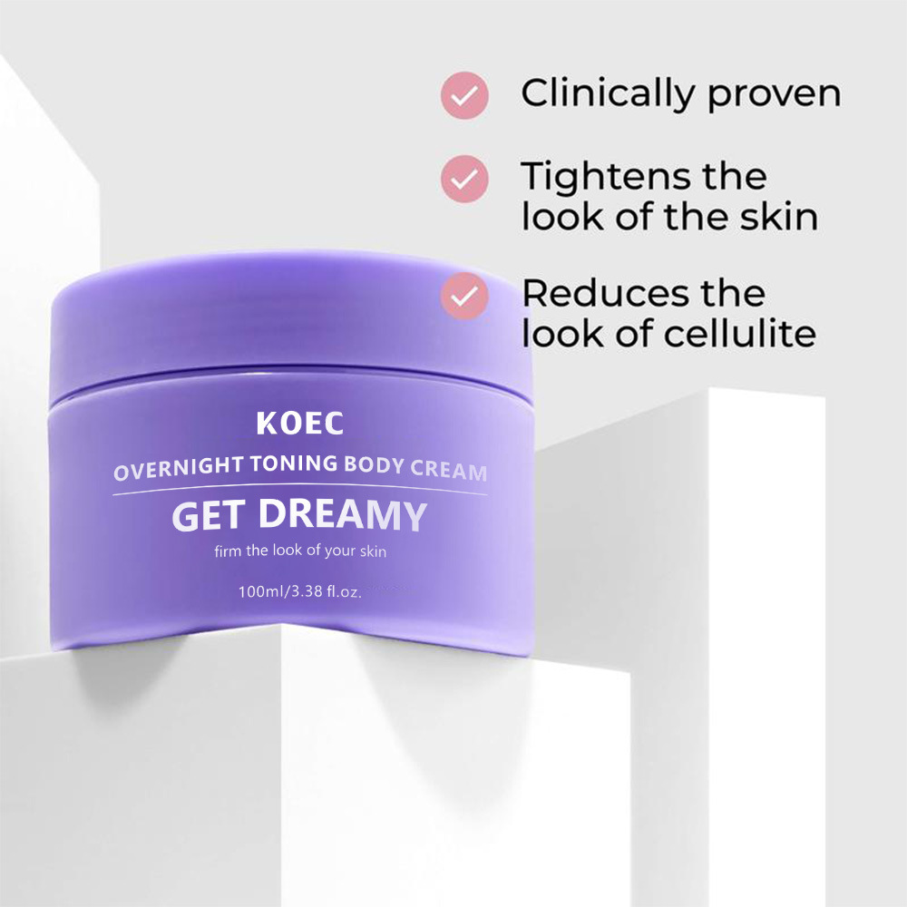 KOEC補水保濕緊緻身體霜夜間身體乳Get-Dreamy改善肌膚鬆弛跨境