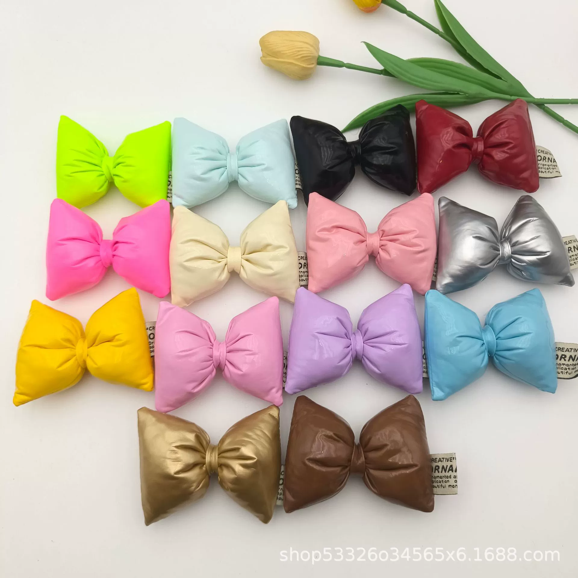 Креативный новый стиль две большие трехмерные хлопковые банты ювелирные аксессуары diy заколки для волос ювелирные аксессуары