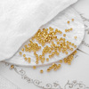 Golden accessory, beads, 14 carat, 2mm