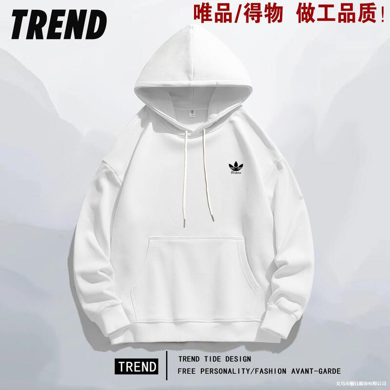 Autumn Clover Loose Sweat Men's and Women's Hooded Pullover Sweat Men's Autumn American Style Retro Hooded Couples Sweat