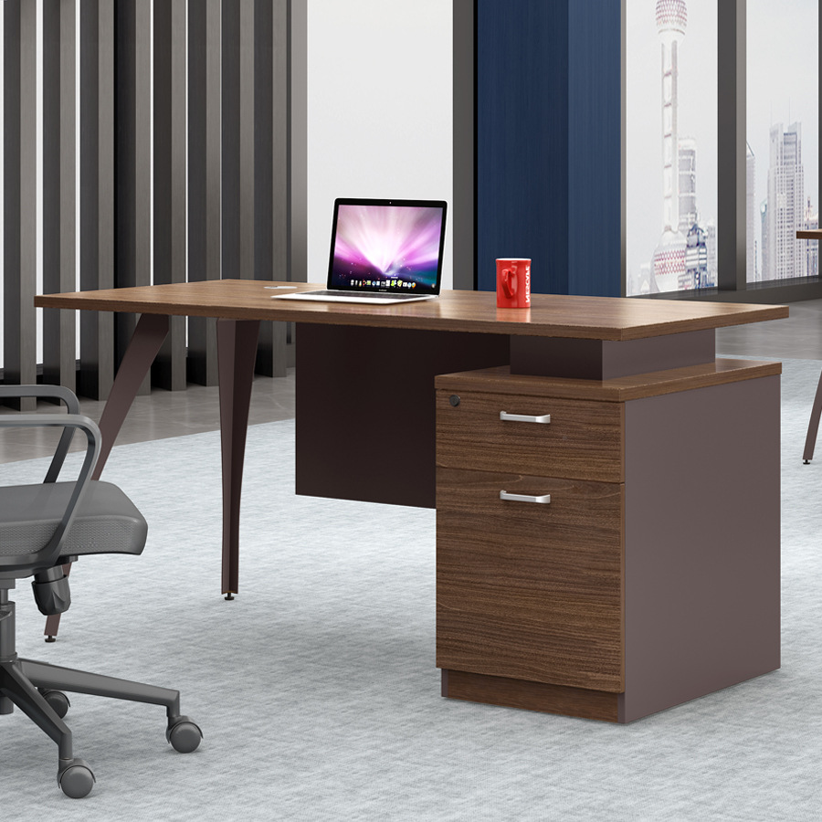 老板桌办公桌 简约现代时尚班台经理桌 单人主管桌组合办公家具