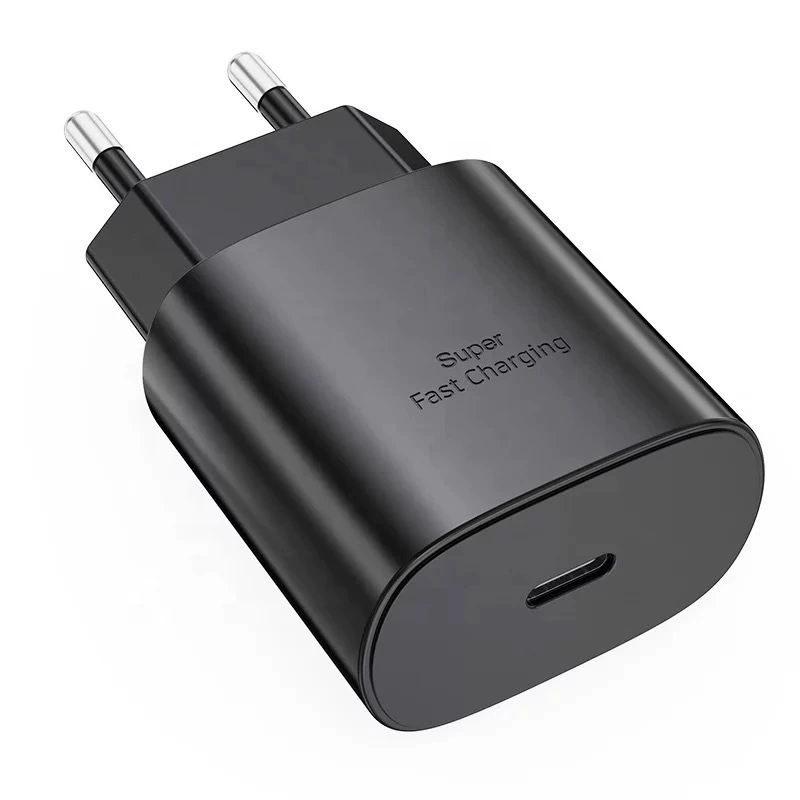 Быстрая зарядка 25W PD EP‑TA800, USB‑C, вилки US/EU, компактная в черном или белом