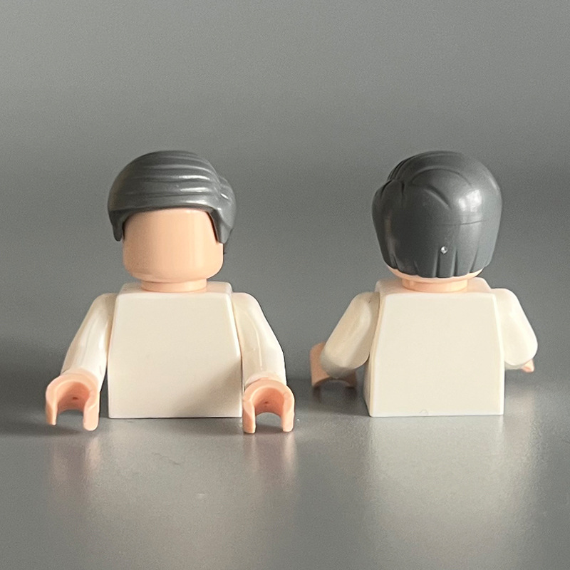 99930-side comb short hair dark gray