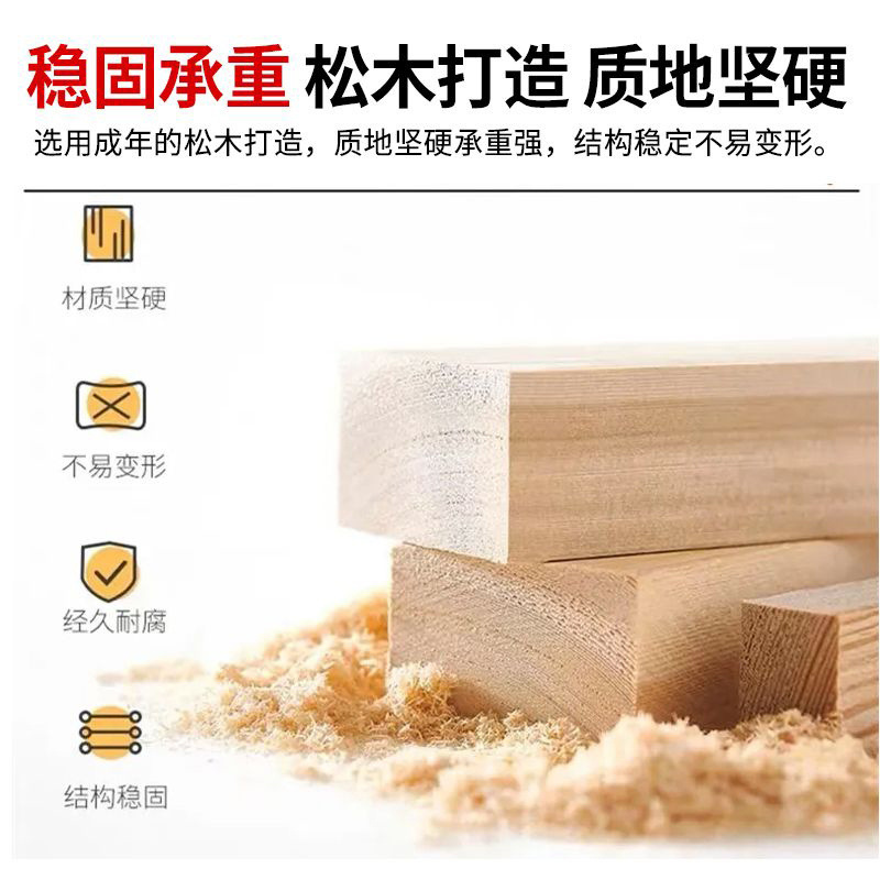 Cama de tatami 1.2m cama doméstica sin cabeza 1.5 simple cama de madera sólida de alquiler gruesa esqueleto sin cabeza de cama