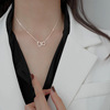 Necklace, design chain for key bag , pendant, accessory, trend of season, simple and elegant design, wholesale