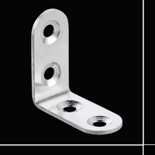 Stainless steel corner code 90 degree straight reinforcement accessories table and chair holder furniture door and window connection triangle iron sheet support frame
