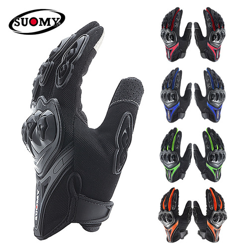 Manufacturer wholesale motorcycle full-finger summer gloves touch screen all-season riding motorcycle rider anti-fall off-road gloves for men