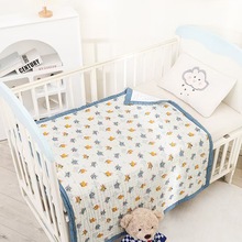 批发儿童纱布盖毯全棉六层纱毛巾被A类夏季薄款新生婴儿浴巾童被