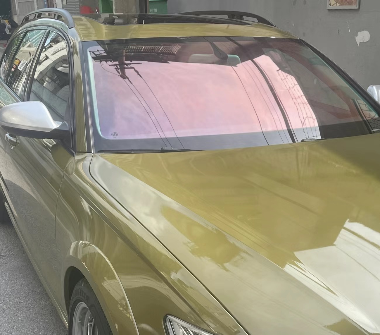 Red Rose Purple Colorful Car Film Full Car Side Rear Baffle Film High Heat Insulation Sunscreen Color Film Wholesale Cross-border Hair