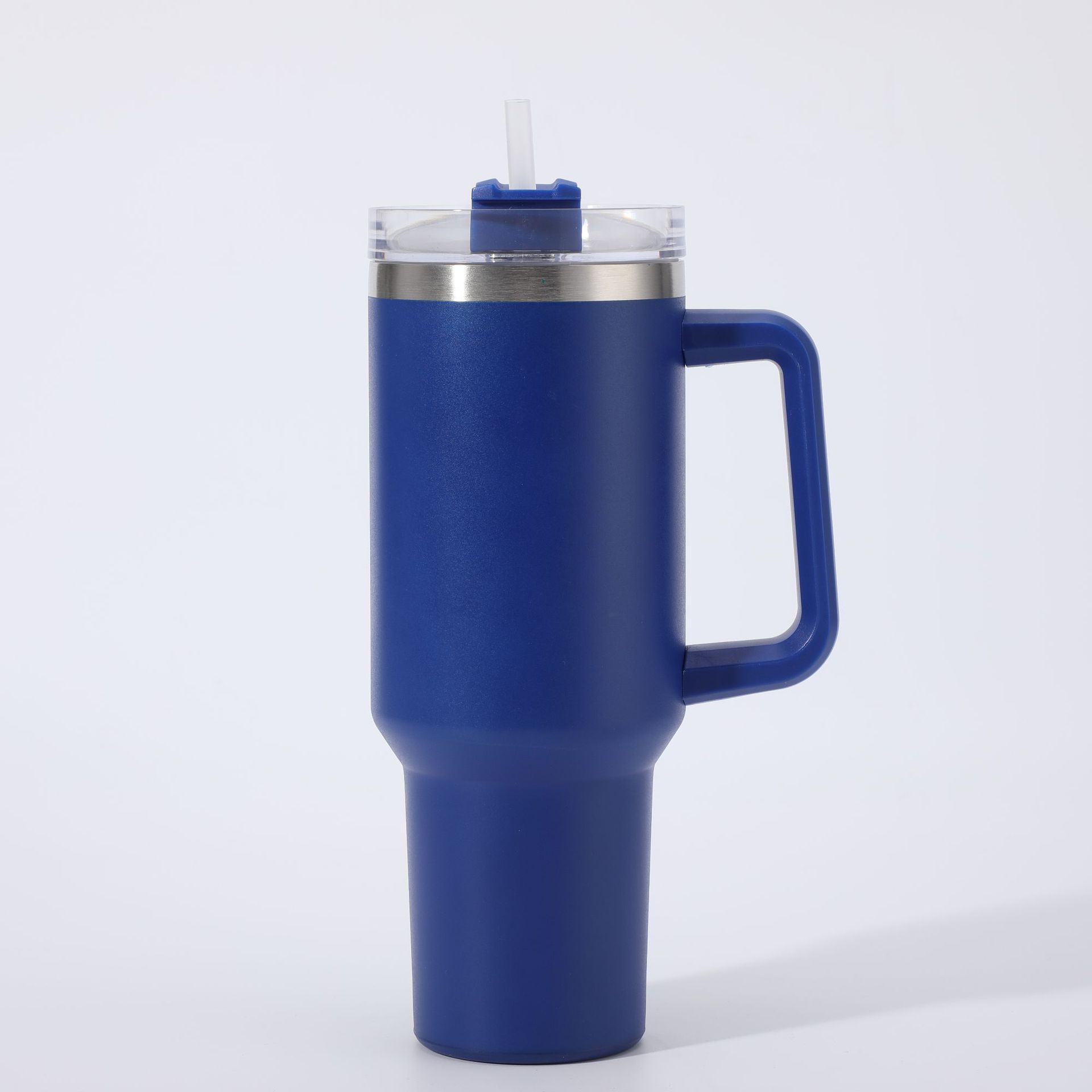 Gourde isotherme en acier inoxydable avec anse et paille 40oz_voghion.com