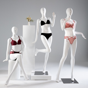 Lingerie Shop Female Model Gathering Underwear Model Props Female Full Body Bra Panties Window Display Stand Underwear Half Body