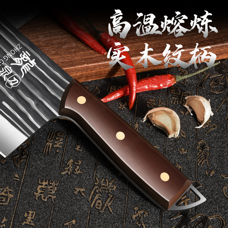 Yangjiang cuchillo de cocina de acero inoxidable forjado cuchillo de cocina de corte de carne afilado conjunto de cuchillo de corte de hueso image 3