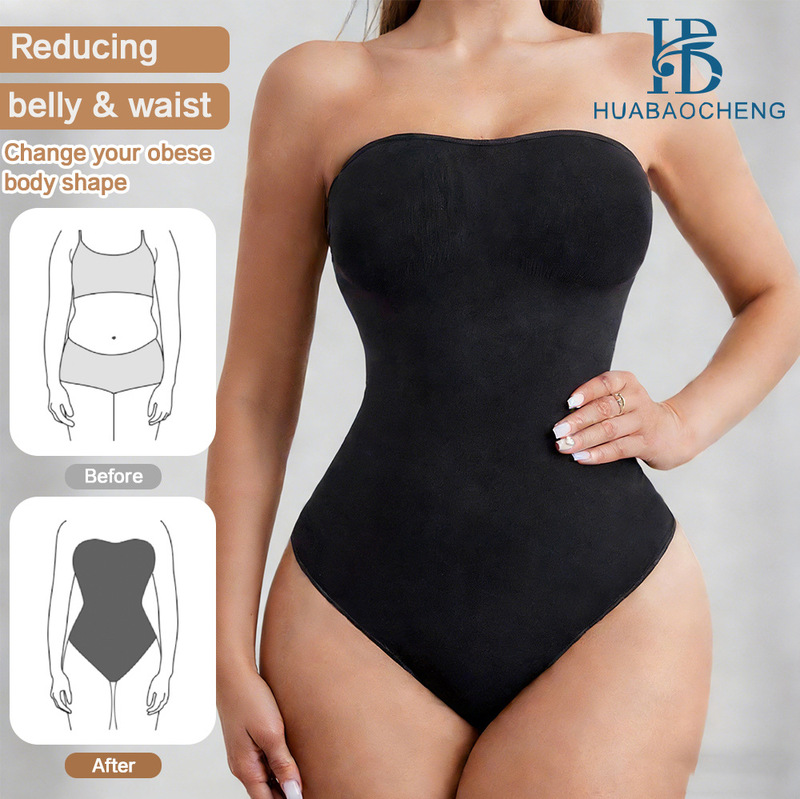 Cross-Border E-Commerce Hot-Selling Kardashian Skims Style One-Piece Shapewear Bodysuit for Tummy Control and Butt Lifting