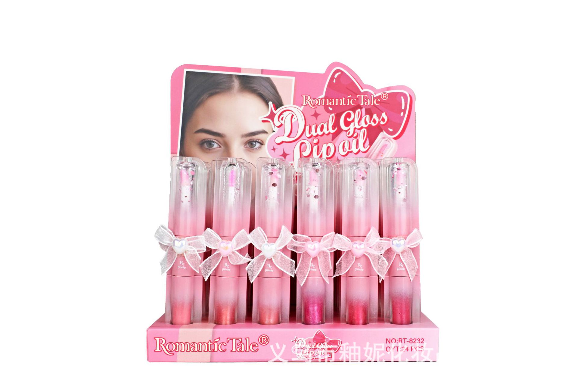 Romántico cuento transfronterizo esmalte labial de color templado humectante de color de agua espejo labial sin brillo labial image 13