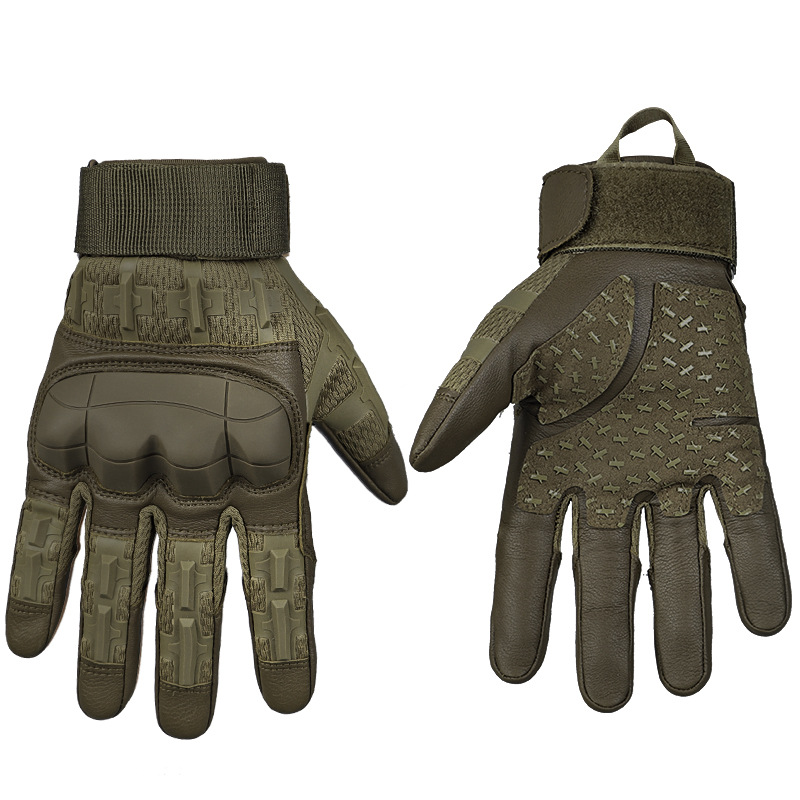 Guantes de Ciclismo para Exteriores con Protección Solar, Antideslizantes, Resistentes al Desgaste, con Pantalla Táctil de Cinco Dedos, Guantes Tácticos de Combate CS