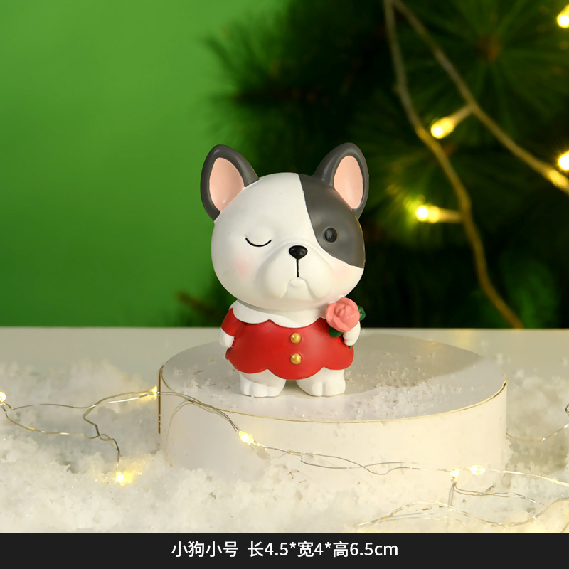 圣诞节装饰迷你雪人老人桌面摆件拍照道具蛋糕房橱窗氛围场景布置|undefined