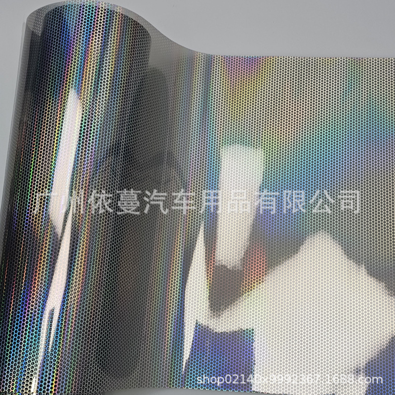 Car Color Changing Film 6D Honeycomb Diamond Light Film Colorful Color Changing Taillight Color Changing Film Laser Headlight Film Sticker