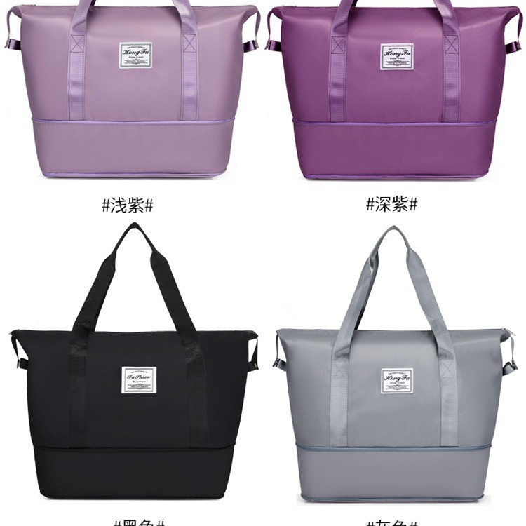 Bolsa de viaje de gran capacidad bolsa de mano al por mayor bolsa plegable ligera para mujeres separación seca y húmeda bolsa deportiva