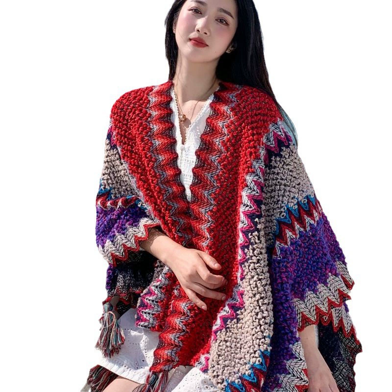 Ethnic trench coat, demi-season cloak, jacket from Yunnan province, vest