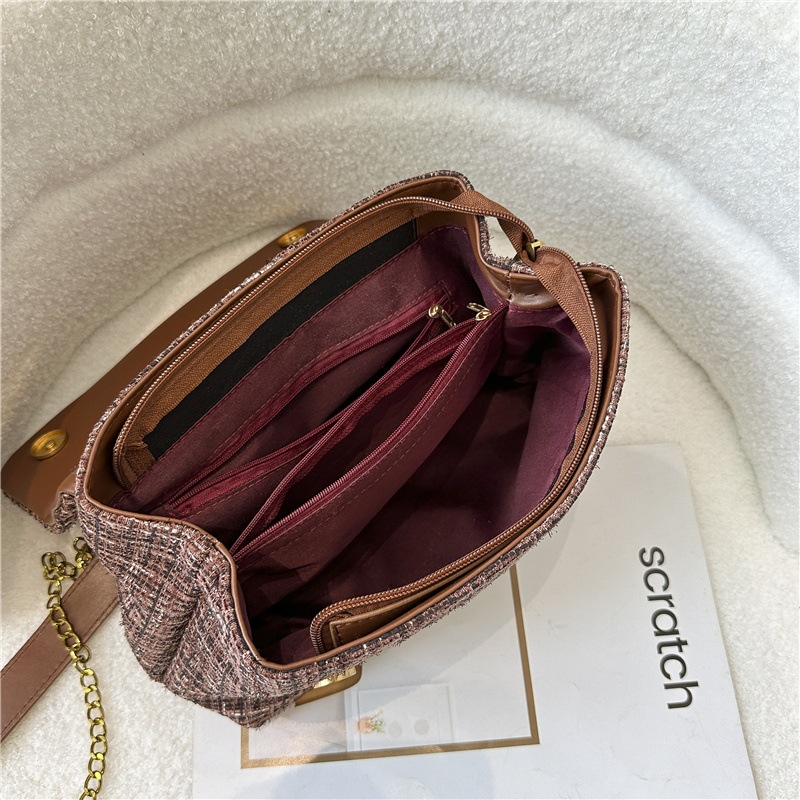 국경 간 유럽과 미국 PU 슬렁 숙녀 가방 새로운 높은 질감 작은 향기로운 스타일 어깨 체인 작은 사각형 가방 도매