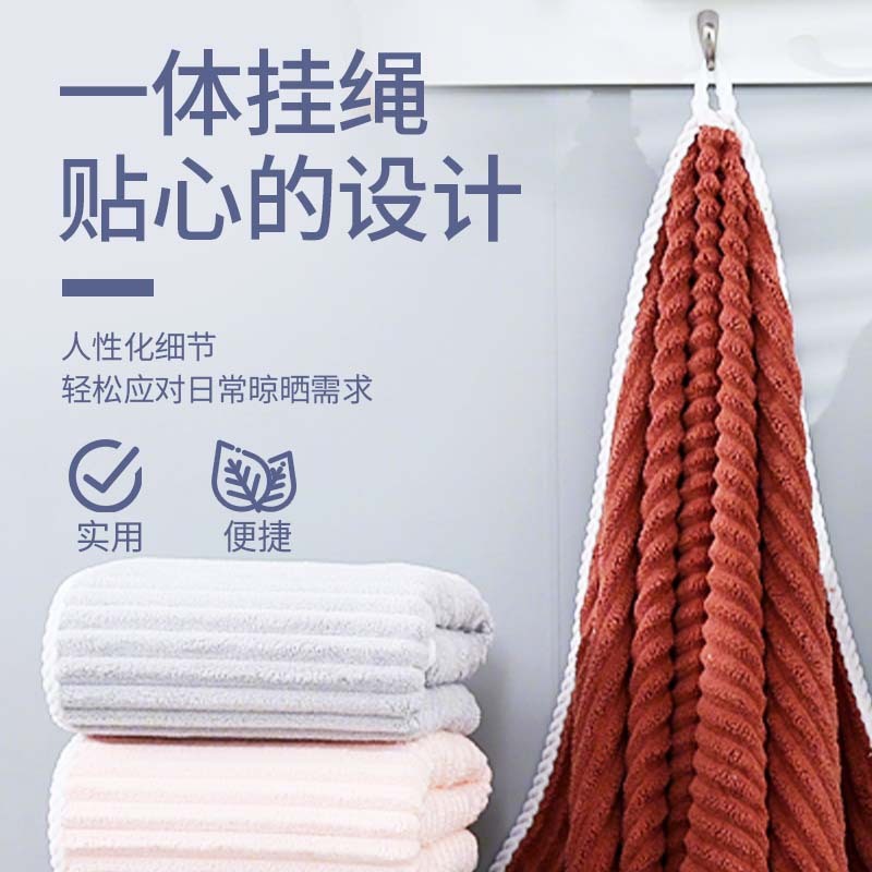 キャンデーの綿毛のバスタオルは厚くて、家庭用のお風呂の大きいタオルのバスタオルは肌に水を吸収します。|undefined