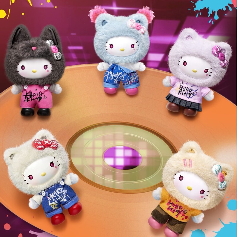 Original Miniso Hello Kitty Family Graffiti Series Blind Box Trendy Vinyl Plush Pendant Gift Original Miniso Hello Kitty Family Graffiti Series Blind Box Trendy Vinyl Plush Pendant Gift