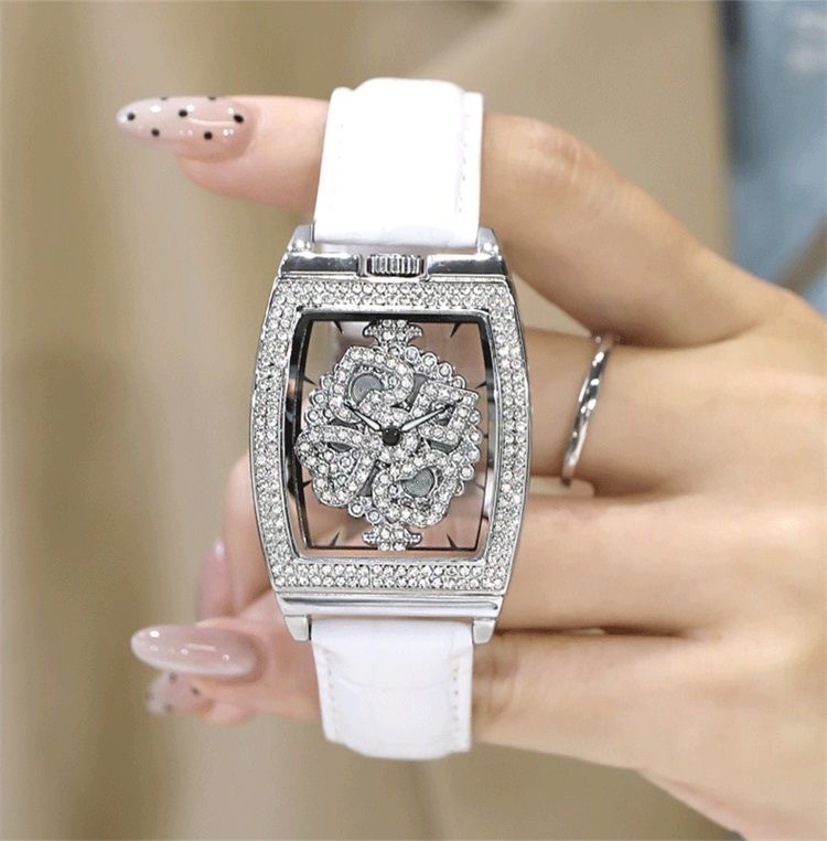 Orologio donna elegante poker dea con quadrante scheletrato_voghion.com
