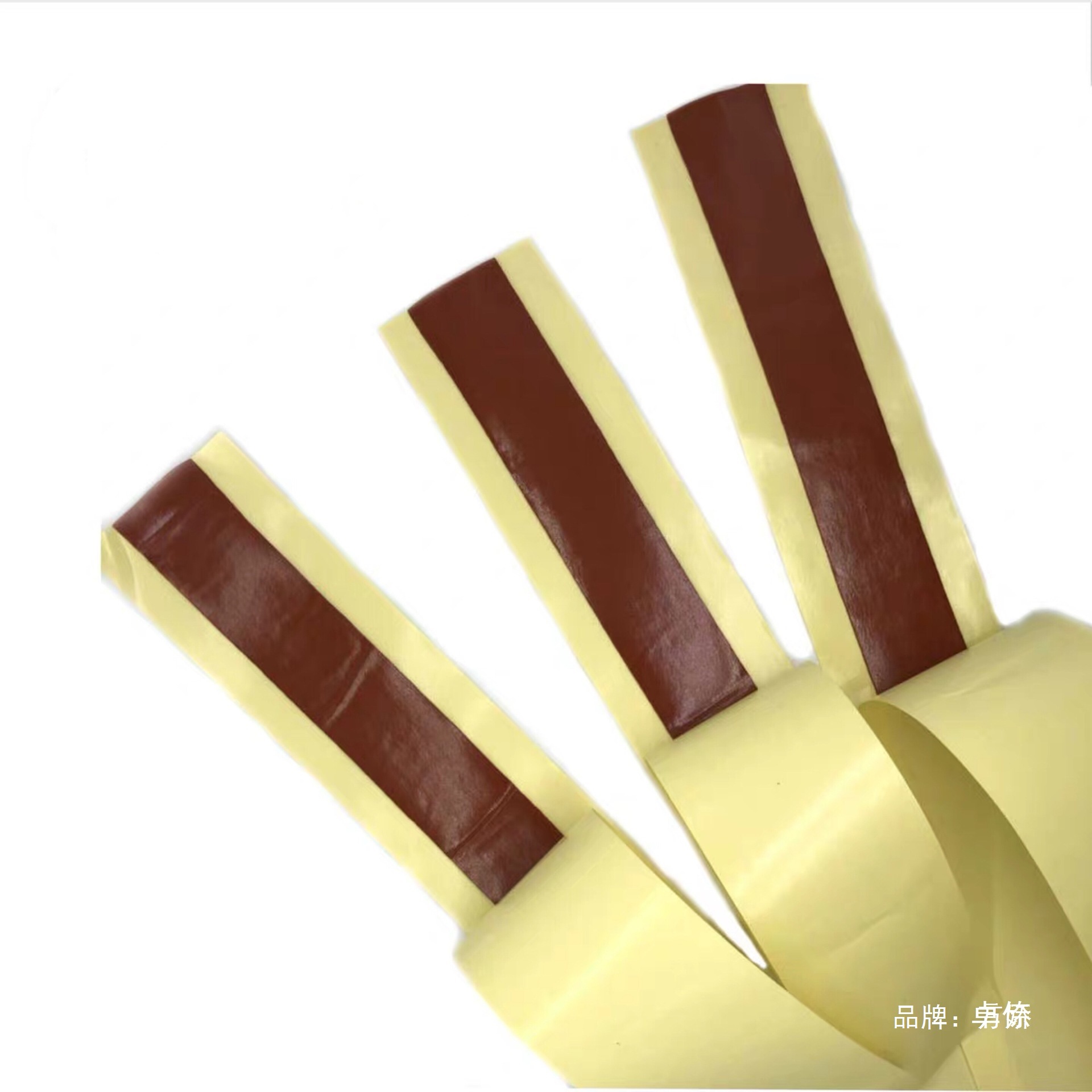 电缆接头密封胶 防水冷热缩电缆附件绝缘指套填充空隙一包3片