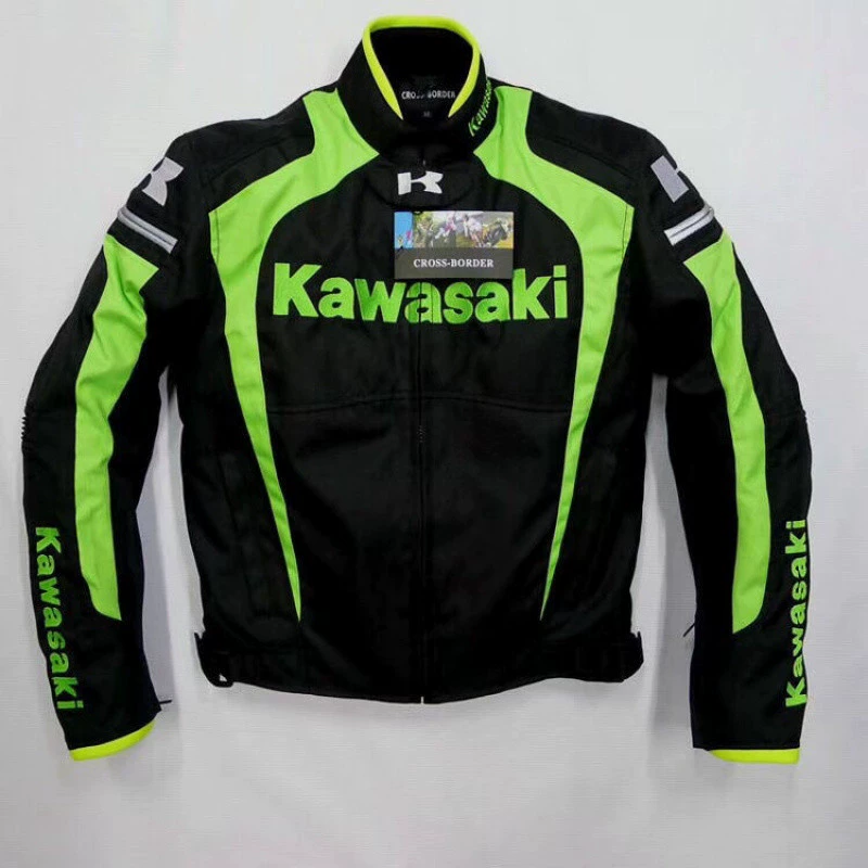 Kawasaki джерси на четыре сезона, гоночная, внетрассовая ветронепроницаемые утепленные брюки, защита от падений