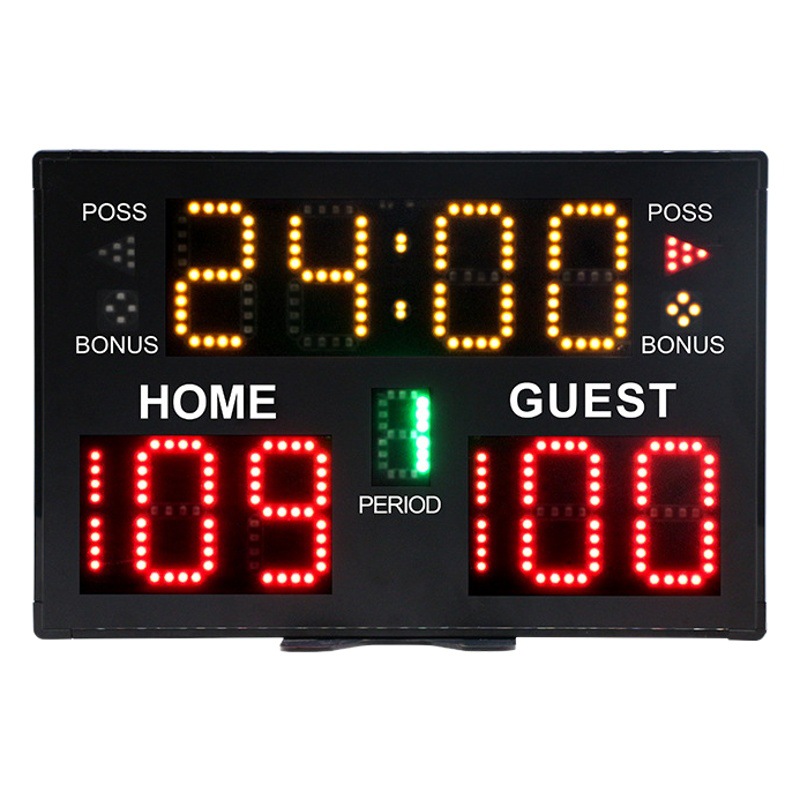 Basketball Game Electronic Scoreboard, Ball Game Scoring Device, 24-Second Scoring Display, Basketball Scoreboard