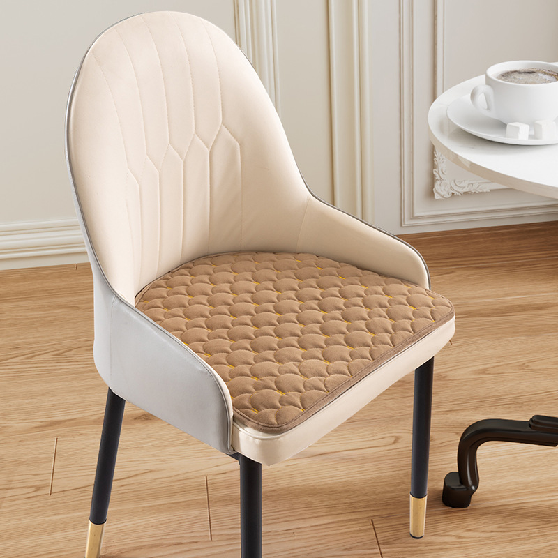 Cojín de lujo ligero cojín de silla de oficina asiento largo en forma de herradura cuatro estaciones cojín universal Silla de comedor cojín taburete cojín a tope antideslizante image 10