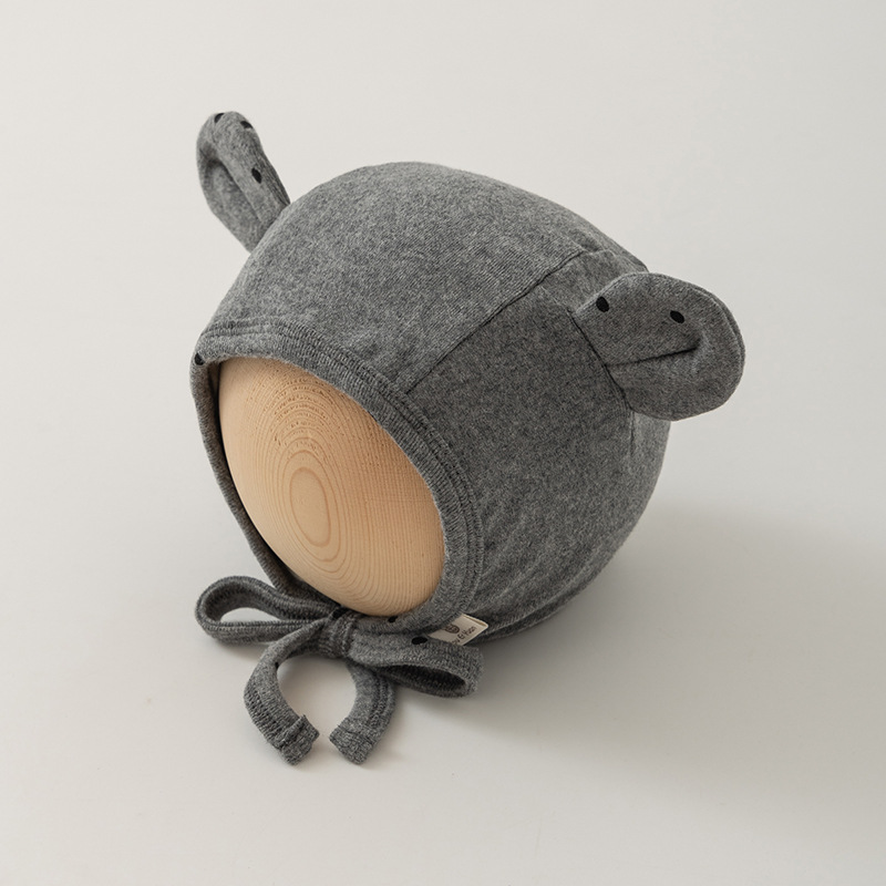 Bonito punto de onda orejas gorras para bebés primavera y otoño a prueba de viento calentamiento gorras para bebés súper bonitas gorras para recién nacidos