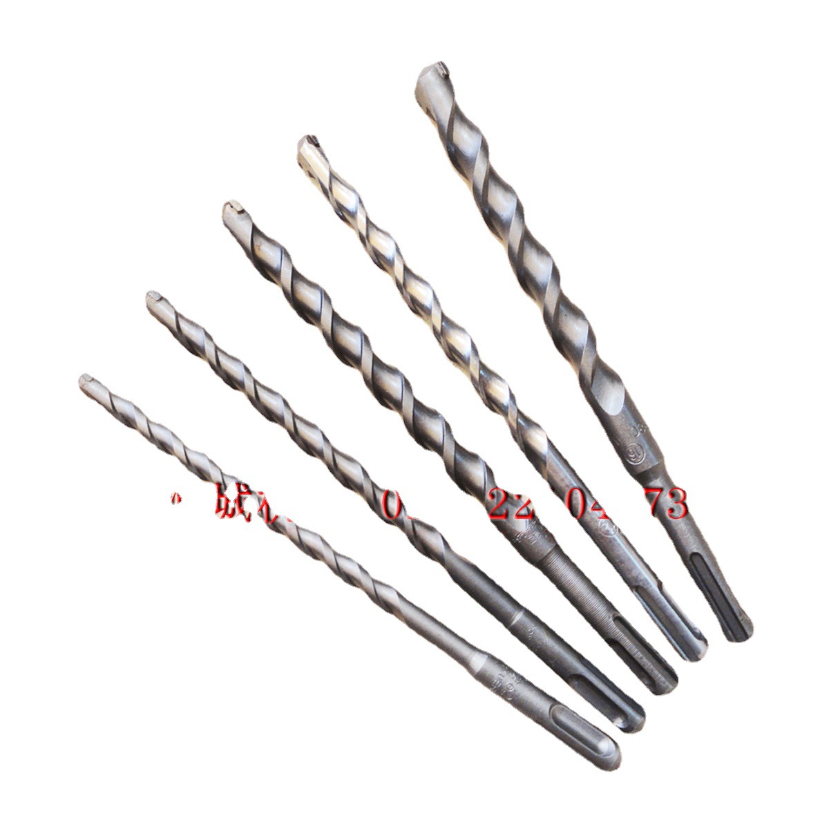 Ball King lengthened percussion drill round shank 8-25x 350 through-wall drilling alloy square shank four-pit electric hammer construction drill