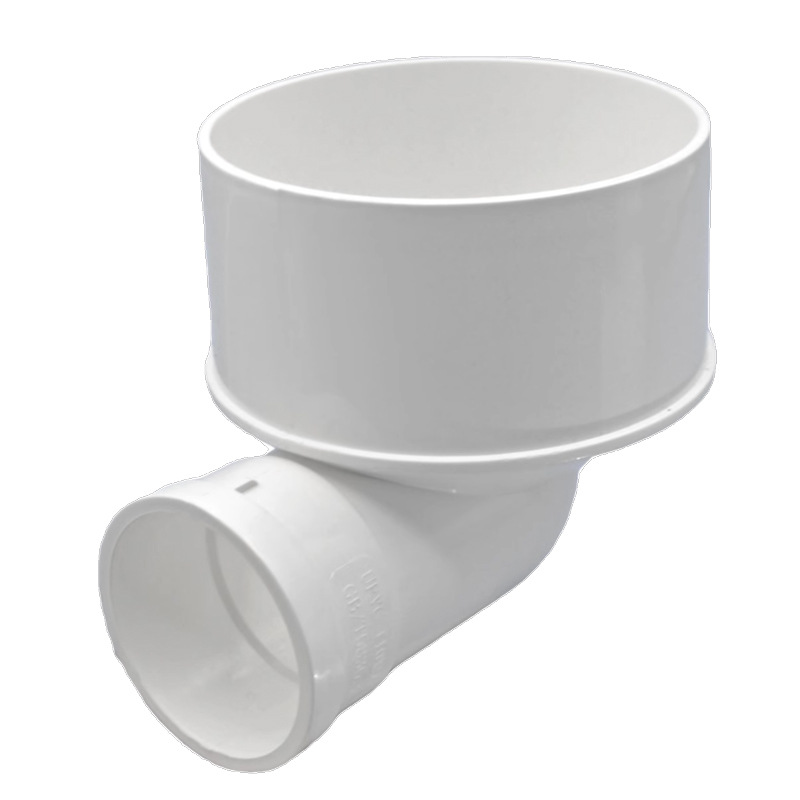 Cubierta de drenaje de PVC que reduce el diámetro, inserción de tubería de agua de múltiples especificaciones, tamaño del codo, accesorios de drenaje del codo de 90 grados