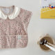 South Korea Ins Baby Waterproof Overalls Baby Dinner Bib Baby Dinner Dinner Children Sleeveless Redressing