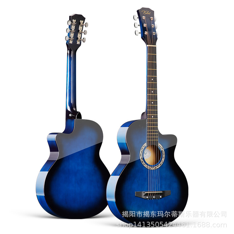 (Wholesale), guitar, musical instruments, matte classic practice for beginners, 38 inch 4