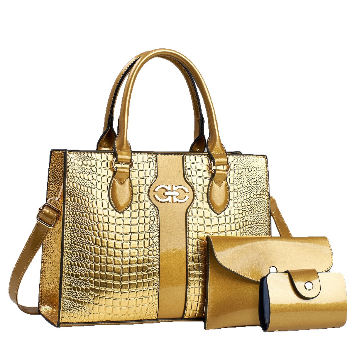 Bolso tote retro de lujo ligero bolso femenino 2025 primavera todo fósforo de gran capacidad bolso de hombro para niño y madre