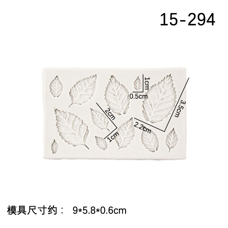 Fondant hojas de hoja de arce de chocolate hojas universales de silicona ritmo seco pastel de hornear punto occidental molde de silicona decorativo