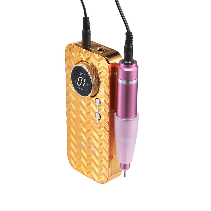 Lijadora de uñas eléctrica, tienda de uñas, manicura portátil, exfoliante de piel muerta, lijadora de armaduras de almacenamiento eléctrico, lijadora de armaduras transfronteriza