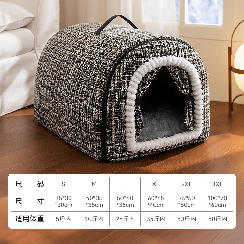 Otoño y invierno nuevo estilo de lujo perros, perros de madera dorada, perros de casa, perros de gato, perros de gato, perros de mascotas transfronterizas