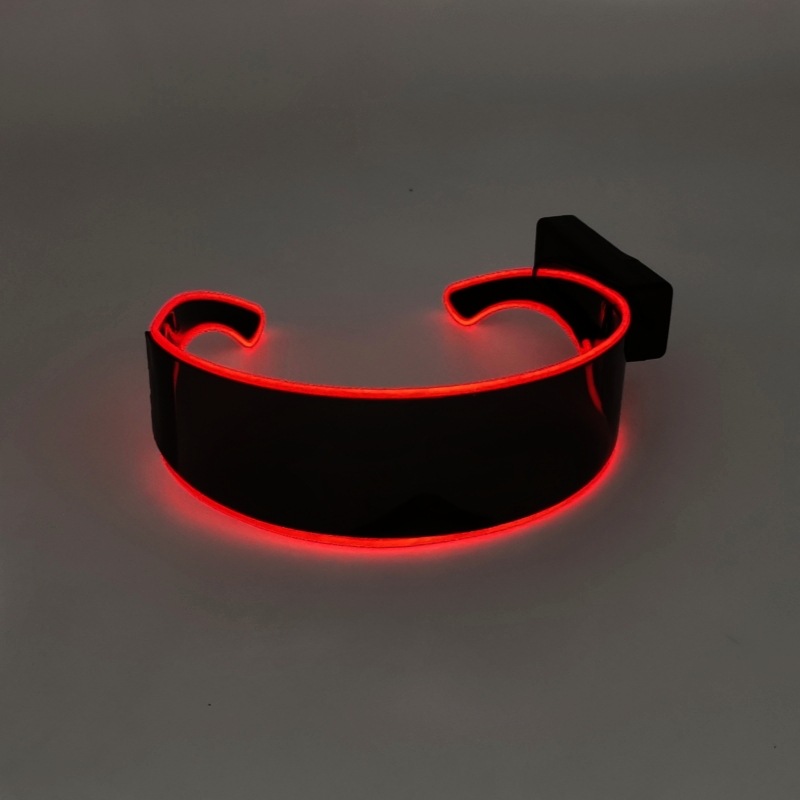Gafas luminosas para discoteca transfronterizas de comercio exterior, divertidas, sensación tecnológica, para fotos, gafas de sol, para fiestas/bares, gafas de sol geniales image 6