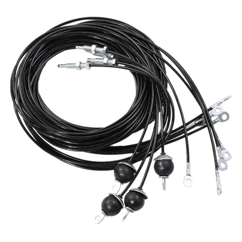 Equipo de la aptitud accesorios cuerda de alambre de acero polea de cable de acero hecho en casa BRICOLAJE recubierto de plástico alta desplegable pájaro volador pórtico casa