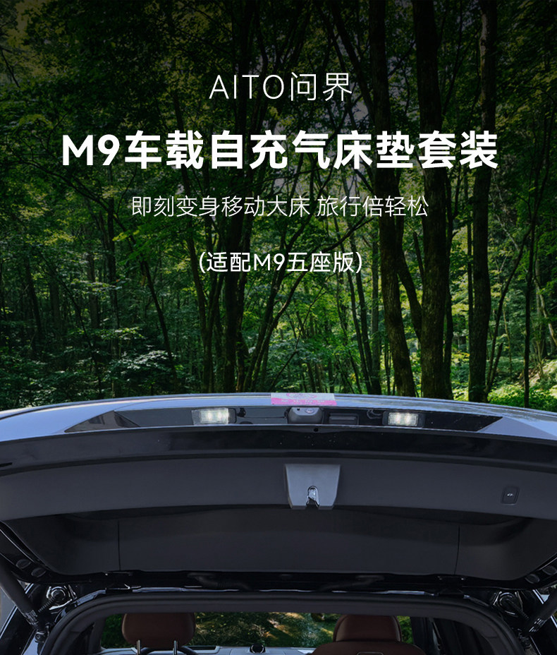 Suitable for Aito Wenjie M9 Inflatable Mattress Five/Six-Seater Version Car Inflatable Mattress Camping Bed Outdoor Camping