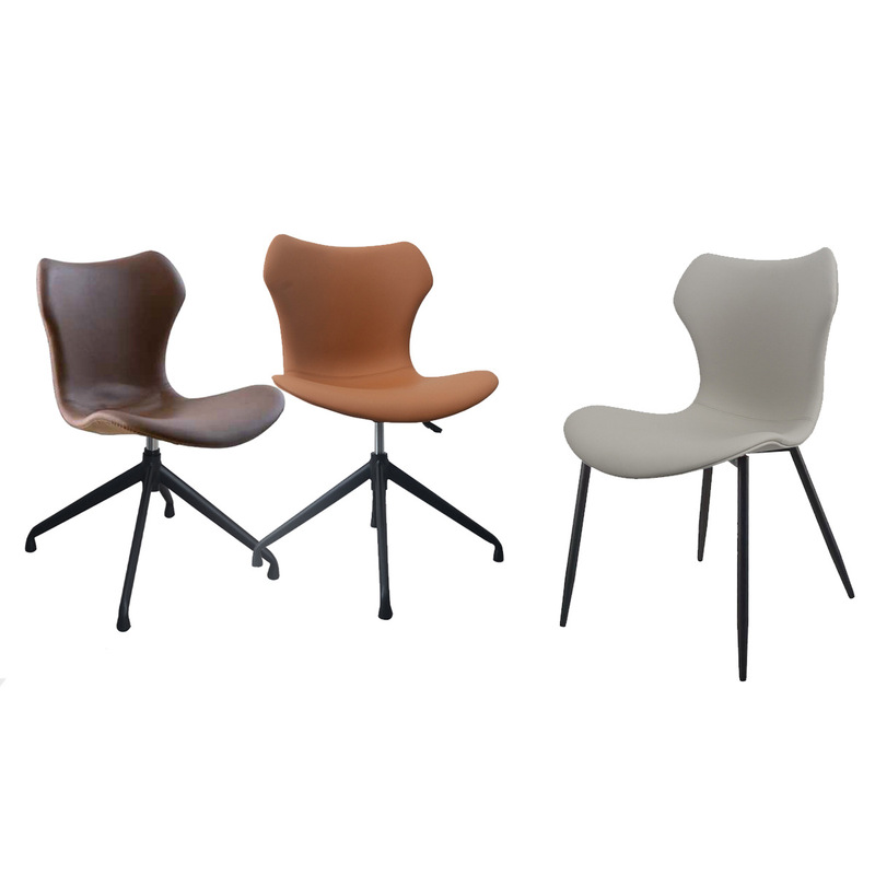 New Arrival Light Luxury Office Rotating Movable Chair Liftable Soft PU Chair Meeting Backrest Computer Comfortable Desk Chair