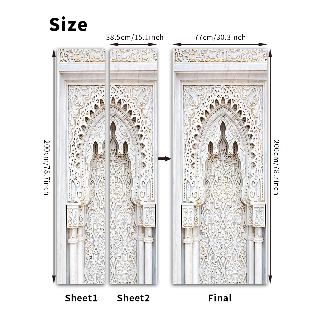 Pegatinas para puertas 3D respetuosas con el medio ambiente, autoadhesivos, fabricantes de origen al por mayor, patrones populares transfronterizos de alta definición, adhesivos para puertas impermeables, a prueba de aceite y antiincrustantes