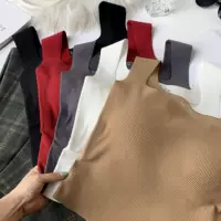 Live Yueyue, однотонная бесшовная двухслойная облегающая камзол с широкими плечами и подкладкой на груди, женское красивое нижнее белье с запахом на груди