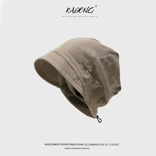 Celebrity Postpartum Hat for Women, Summer Thin Elastic Strap Adjustable for Spring and Autumn, Large Head Size Pile Hat, Loose Fitting Cold Hat
